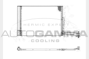 103725 Kondenzátor, klimatizace AUTOGAMMA