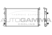 103739 Chladič, chlazení motoru AUTOGAMMA