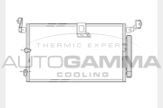 104026 Kondenzátor, klimatizace AUTOGAMMA