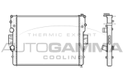 104270 Chladič, chlazení motoru AUTOGAMMA