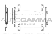 104482 Kondenzátor, klimatizace AUTOGAMMA