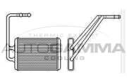 104875 Výměník tepla, vnitřní vytápění AUTOGAMMA