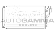 105077 Kondenzátor, klimatizace AUTOGAMMA