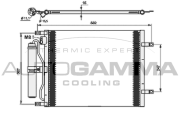105152 Kondenzátor, klimatizace AUTOGAMMA