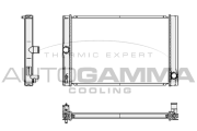 105178 Chladič, chlazení motoru AUTOGAMMA