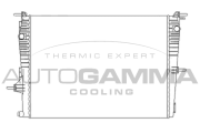 105469 Chladič, chlazení motoru AUTOGAMMA