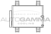 105539 Kondenzátor, klimatizace AUTOGAMMA