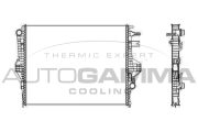 105680 Chladič, chlazení motoru AUTOGAMMA