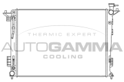 105795 Chladič, chlazení motoru AUTOGAMMA