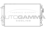 107077 Kondenzátor, klimatizace AUTOGAMMA