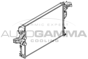 107142 Chladič, chlazení motoru AUTOGAMMA