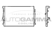 107199 Chladič, chlazení motoru AUTOGAMMA