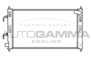 107229 Chladič, chlazení motoru AUTOGAMMA