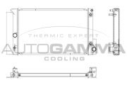 107272 Chladič, chlazení motoru AUTOGAMMA