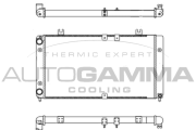 107372 Chladič, chlazení motoru AUTOGAMMA
