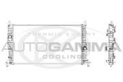 107637 Chladič, chlazení motoru AUTOGAMMA