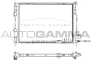 107672 Chladič, chlazení motoru AUTOGAMMA