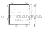 107695 Kondenzátor, klimatizace AUTOGAMMA