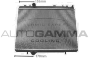 107755 Chladič, chlazení motoru AUTOGAMMA