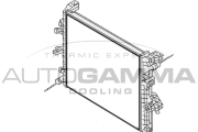 107824 Chladič, chlazení motoru AUTOGAMMA
