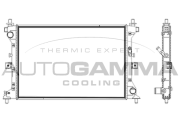 107849 Chladič, chlazení motoru AUTOGAMMA