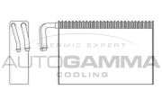112079 Výparník, klimatizace AUTOGAMMA