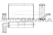 112081 Výparník, klimatizace AUTOGAMMA