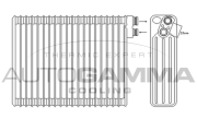 112234 Výparník, klimatizace AUTOGAMMA