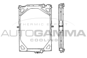 400666 Chladič, chlazení motoru AUTOGAMMA