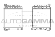 401114 Chladič, chlazení motoru AUTOGAMMA