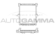 403684 Chladič, chlazení motoru AUTOGAMMA