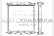 404642 Chladič, chlazení motoru AUTOGAMMA