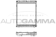 404890 Chladič, chlazení motoru AUTOGAMMA