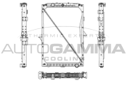 404892 Chladič, chlazení motoru AUTOGAMMA