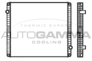 404992 Chladič, chlazení motoru AUTOGAMMA