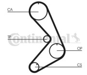 CT750 ozubený řemen CONTINENTAL CTAM BR