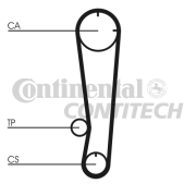 CT738 Ozubený řemen CONTINENTAL CTAM BR