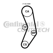 CT462 Ozubený řemen CONTINENTAL CTAM BR