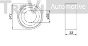 WB2087 TREVI AUTOMOTIVE nezařazený díl WB2087 TREVI AUTOMOTIVE