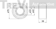 WB2279 TREVI AUTOMOTIVE nezařazený díl WB2279 TREVI AUTOMOTIVE