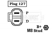 BBA2190 Alternátor BORG & BECK