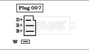 BBA2222 BORG & BECK alternátor BBA2222 BORG & BECK