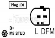 BBA2401 BORG & BECK alternátor BBA2401 BORG & BECK