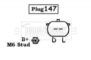 BBA2772 Alternátor BORG & BECK