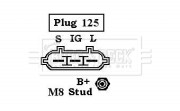 BBA2941 BORG & BECK alternátor BBA2941 BORG & BECK