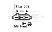 BBA2964 BORG & BECK alternátor BBA2964 BORG & BECK
