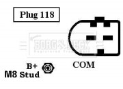 BBA3038 BORG & BECK alternátor BBA3038 BORG & BECK