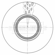 BBD32599 Brzdový kotouč BORG & BECK