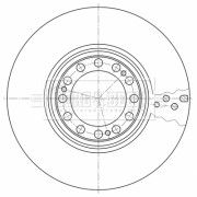 BBD32608 Brzdový kotouč BORG & BECK