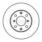 BBD4007 Brzdový kotouč BORG & BECK